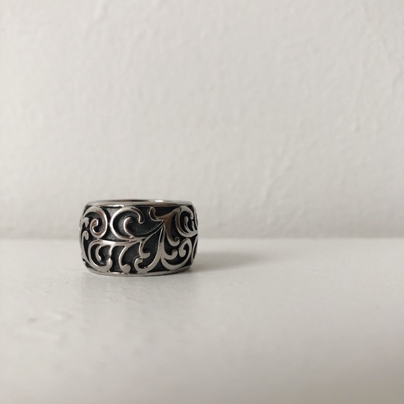 Heavy Solid Unique Ring - Picture 2 of 5